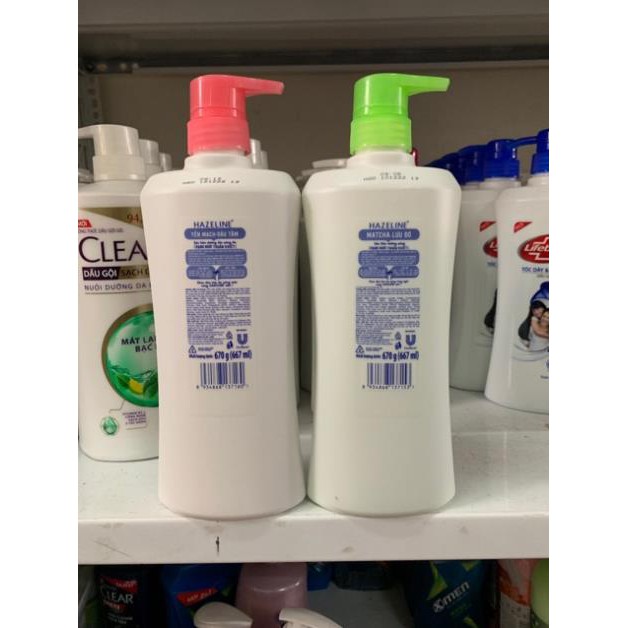 Sữa tắm Hazeline dâu tằm và hương matcha lựu đỏ chai 670g