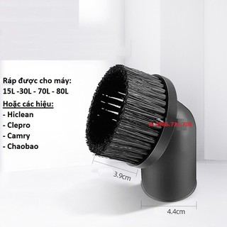 Chổi tròn máy hút bụi có đường kính 4.4-4.5cm, lắp đc cho thương hiệu kumisai,camry,hiclean,chaobao….