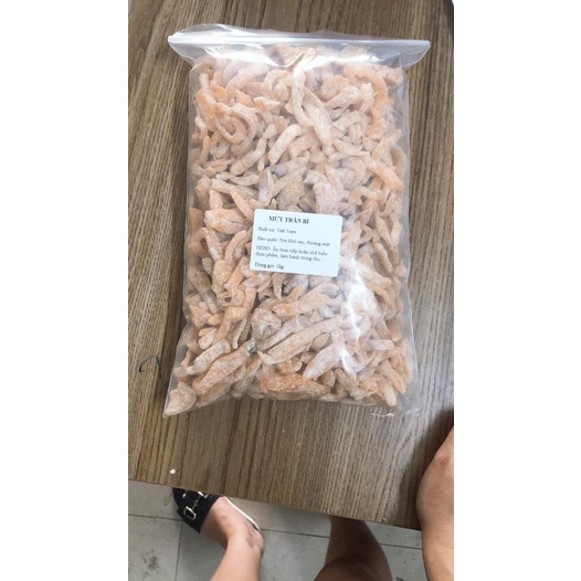 Nhân trung thu - Mứt Trần Bì -100g