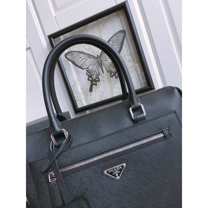 Túi xách tay có dây đeo bằng vải tháo rời tuỳ chỉnh da trơn prada