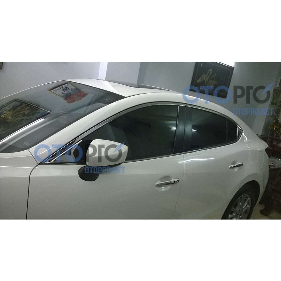 nẹp viền cong kính mazda 3 2015 - 2019