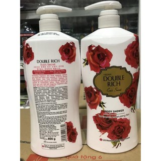 Sữa tắm Double Rich 800g ( hương hoa hồng )