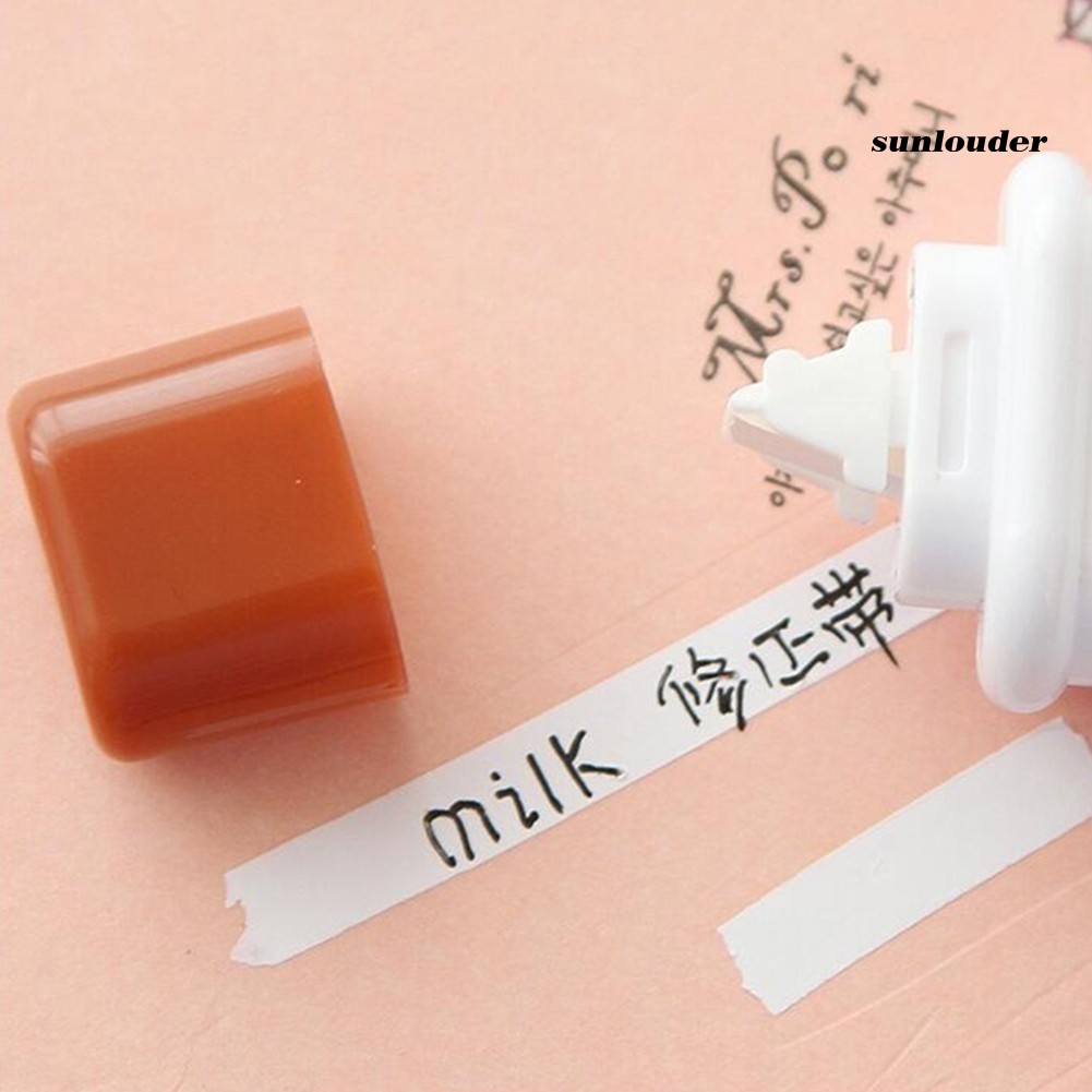 Bút Xóa Kéo Hình Bình Sữa Đáng Yêu Sun0-6M