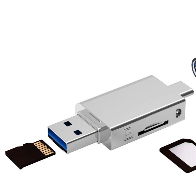 Đầu Đọc Thẻ Nhớ Micro Sd Tf Niki 2 Trong 1 Usb 3.0 Type C | BigBuy360 - bigbuy360.vn