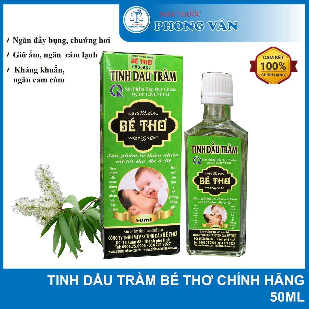 Tinh dầu tràm bé thơ hàng chuẩn, thơm