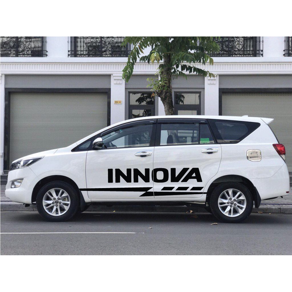 Tem xe Toyota Innova phong cách thể thao-decal Innova