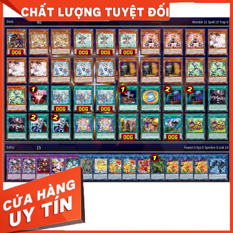 Bộ bài in giá rẻ Brave Token Prank-kids (Meta deck OCG)