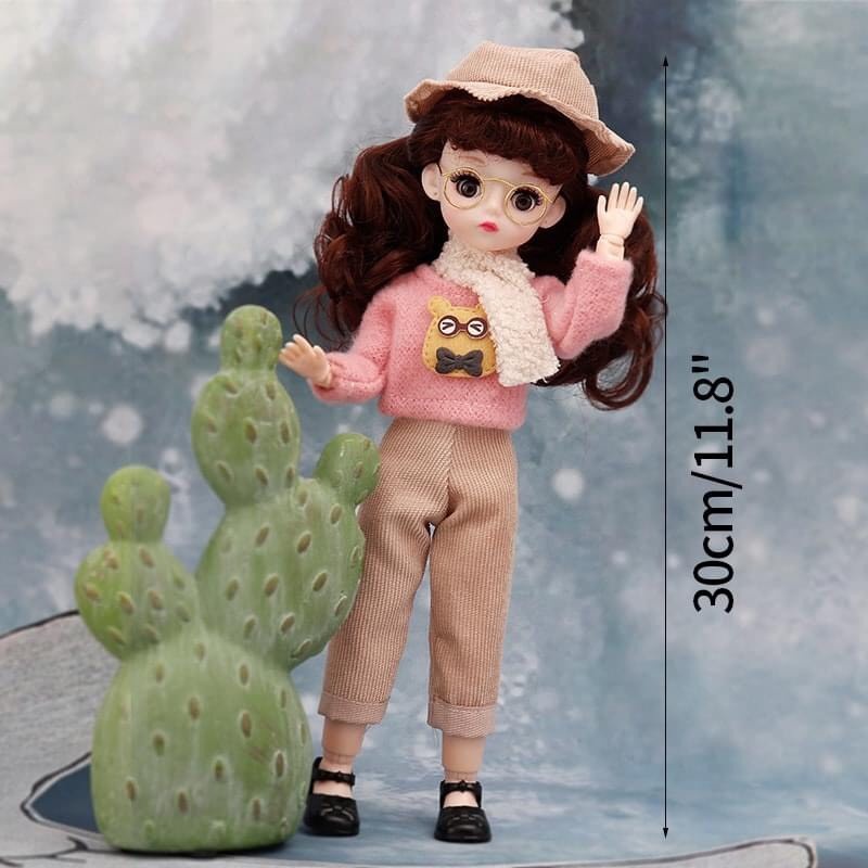Búp bê barbie size 30cm mắt nhắm mở linh hoạt, đồ chơi yêu thích, quà tặng cho bé
