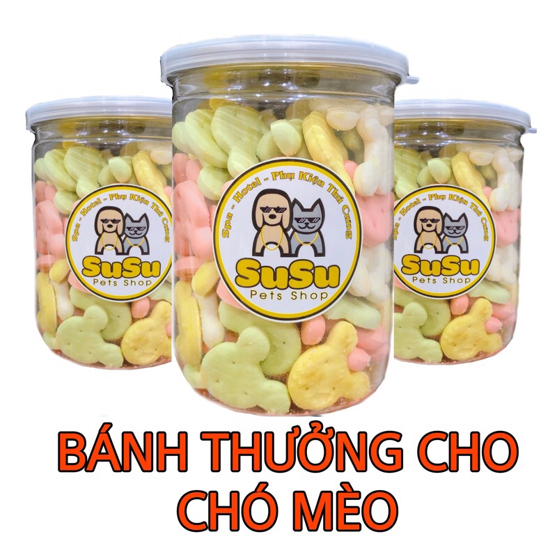 Bánh Thưởng Cho Chó Mèo Cung Cấp Chất Dinh Dưỡng &amp; Làm Sạch Răng Chó Mèo