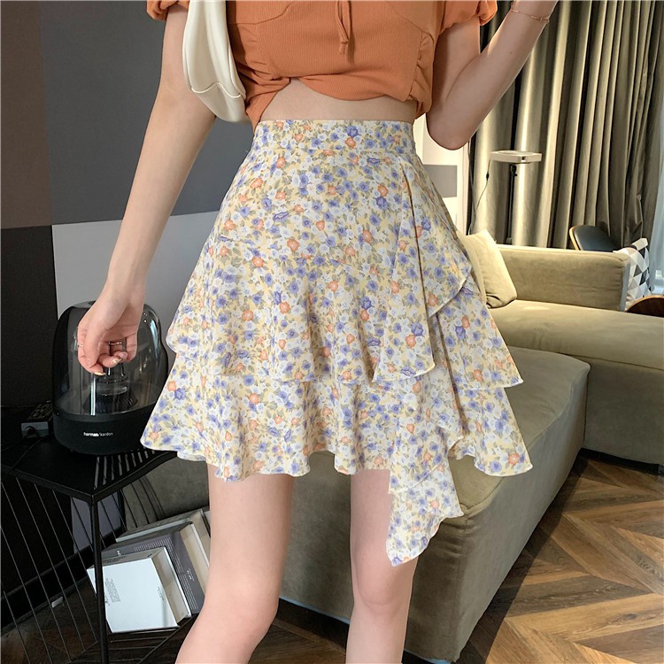 Chân Váy Chữ A Họa Tiết Hoa Nữ Tính | BigBuy360 - bigbuy360.vn