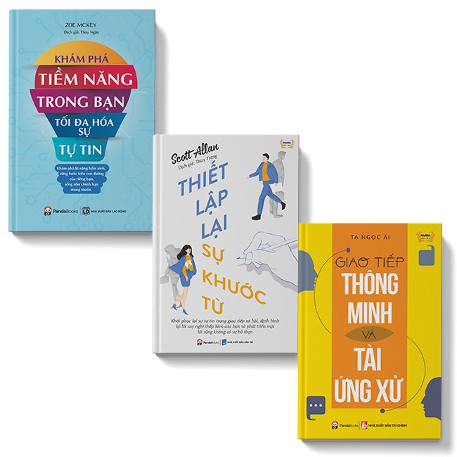 Sách COMBO 3 cuốn Giao tiếp thông minh và tài ứng xử - Thiết lập lại sự khước từ -  Khám phá tiềm năng trong bạn