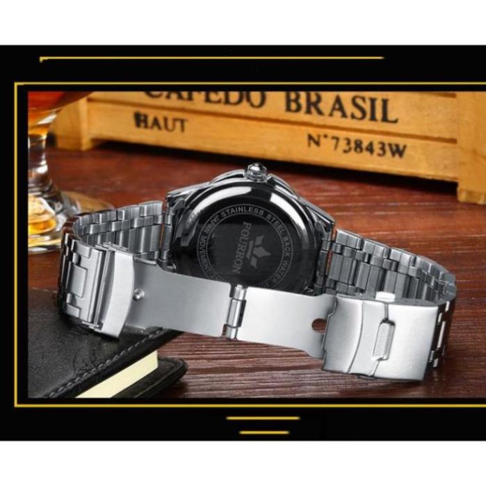 [CAO CẤP] Đồng Hồ Nam FOURRON F222 Doanh Nhân Sang Trọng Hợp Kim Thép Cao Cấp