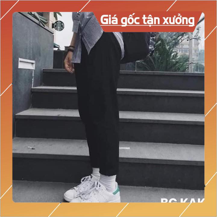 [NHẬP WA9925 giảm 25k]Quần kaki nam dáng hàn cao cấp Màu Đen