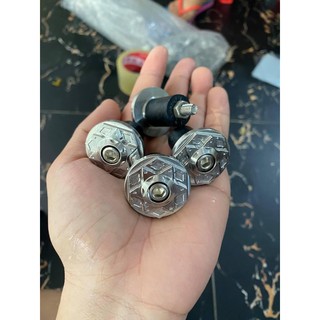 Gù tay lái inox salaya mẫu hoa tuyết