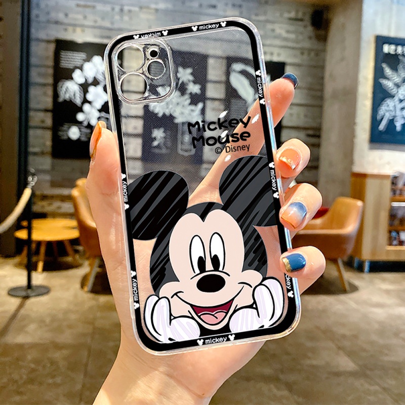 Ốp Điện Thoại Tpu Mềm Chống Sốc In Hình Disney Cho iPhone 11 12 13 pro max XS X XR XSMax 7 8 6 6s plus SE 2020
