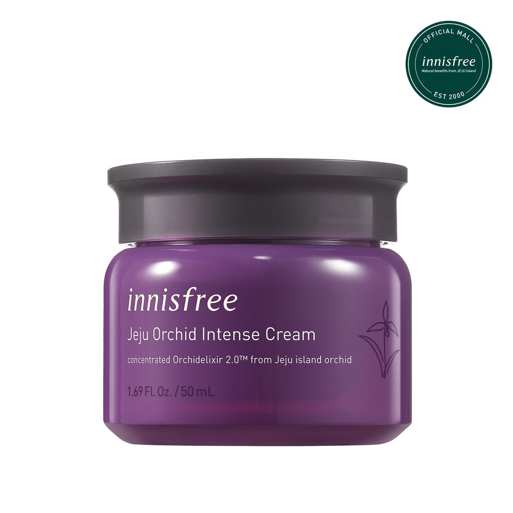 Kem dưỡng tăng cường dưỡng chất ngăn ngừa lão hóa từ hoa lan Innisfree Jeju Orchid Intense Cream 50ml