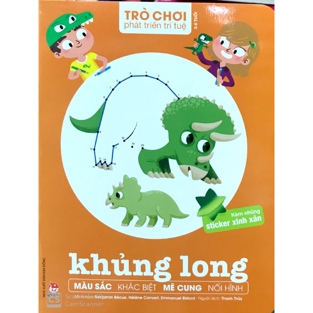 Sách - Trò Chơi Phát Triển Trí Tuệ: Khủng Long