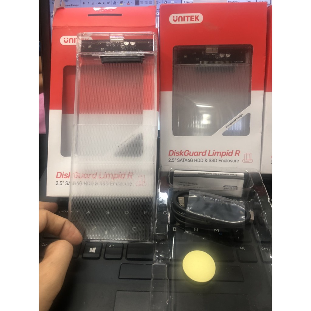 HDD Box 2.5 USB 3.0 SATA Unitek S1103A - Trong Suốt  -  Hãng phân phối- Full Box- Bảo Hành 12 Tháng | BigBuy360 - bigbuy360.vn