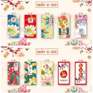 Combo 10 lì xì mẫu mới nhất 2021 độc đáo
