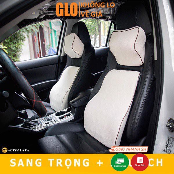 Bộ Gối Tựa Lưng Xe Hơi Cao Su Non