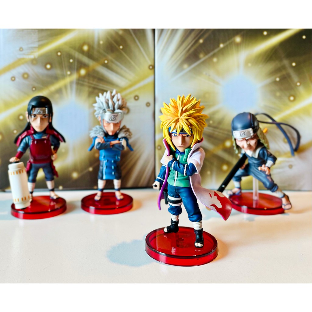 Mô hình Naruto Resin Chính hãng - Hokage Hashirama, Tobirama, Sarutobi, Minato 258W Studio