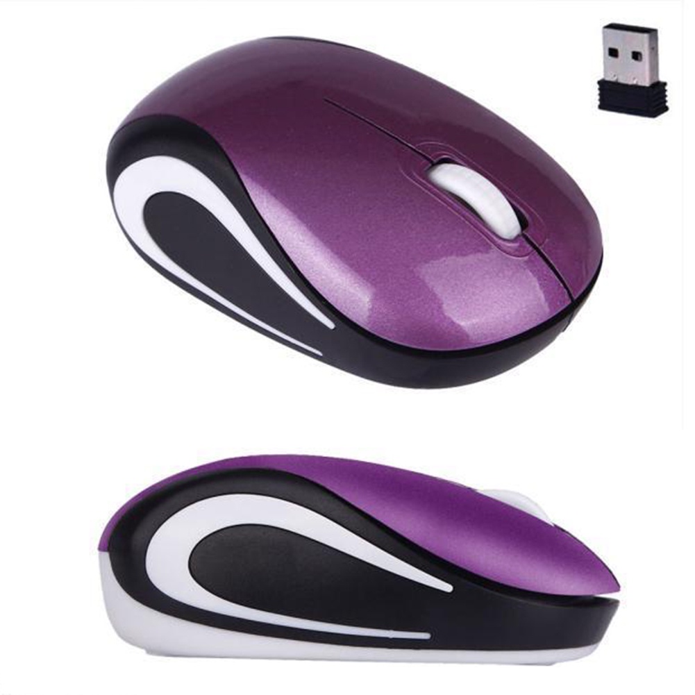 Chuột không dây mini 2.4 GHz 800-1600 DPI cho máy tính xách tay/ notebook