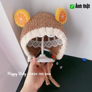 Set 3 món (mũ len, tất, mắt kính) dễ thương cho bé trai, bé gái