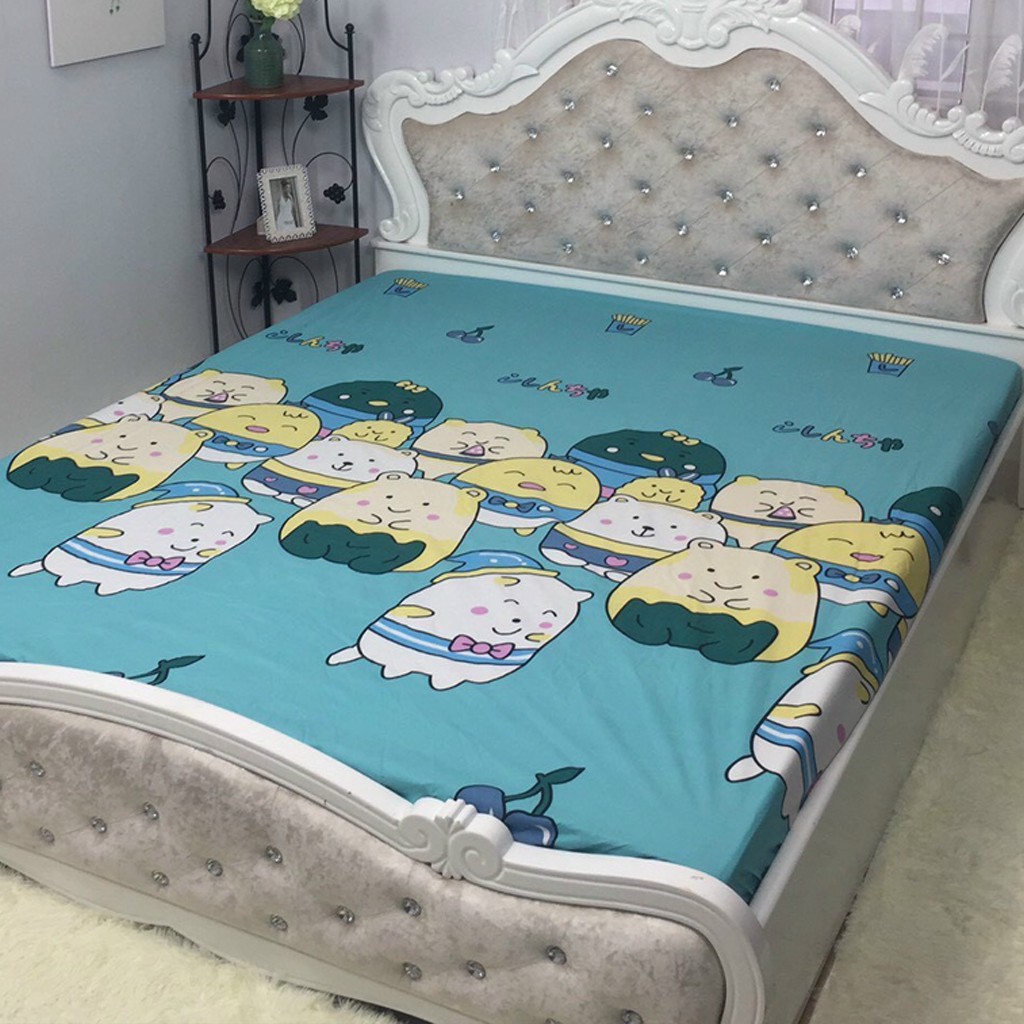 Ga gối Poly Hàn Quốc Bộ Ga Gối Cotton Hàn thoáng mát mềm mịn GGX02 Gosan Bedding | BigBuy360 - bigbuy360.vn