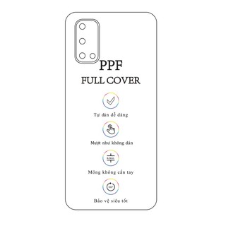 Dán dẻo PPF Realme Q2 mặt lưng – Tặng cường lực camera