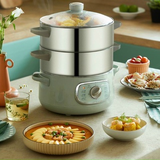Nồi hấp và nấu lẩu điện đa năng bear dzg-d80g5 - hàng chính hãng