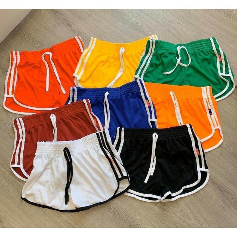 Quần short 3 SỌC chất liệu cotton, phong cách thể thao