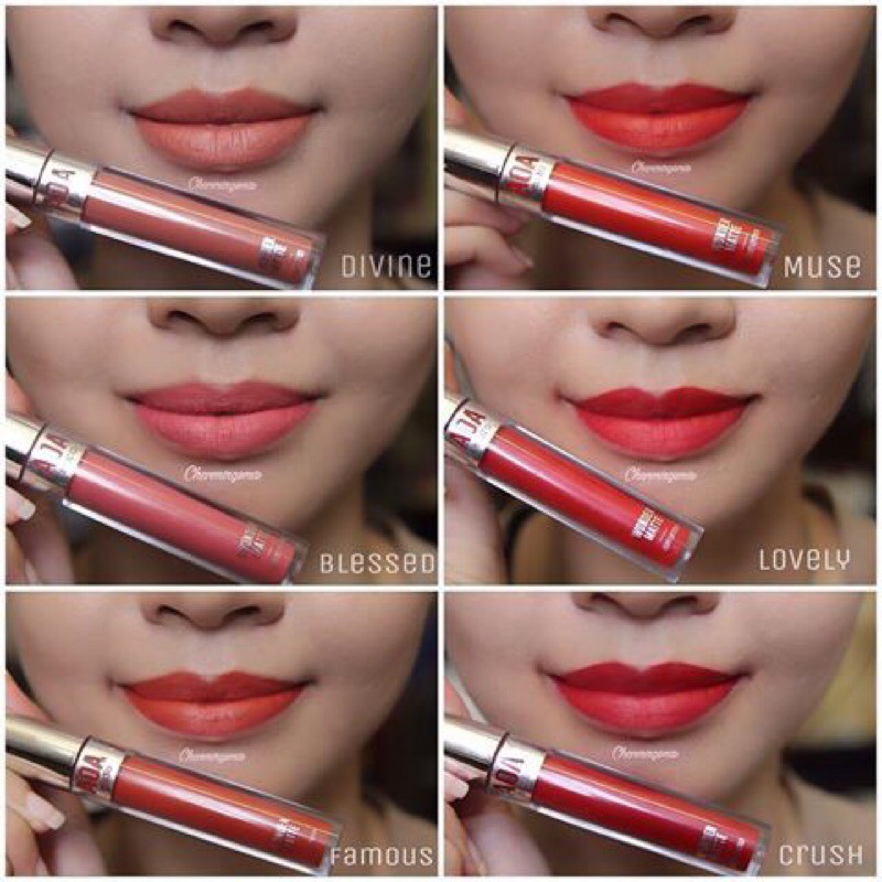Son kem Lì AOA Wonder Matte Liquid Lipstick màu múe,famous