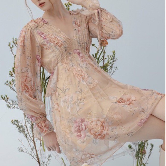 [Mã SKAMFA06 giảm 10% tối đa 50K đơn 0Đ] Váy hoa - Blooming Dress