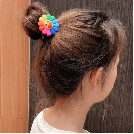 Dây Buộc Tóc Hoa Mặt Cười