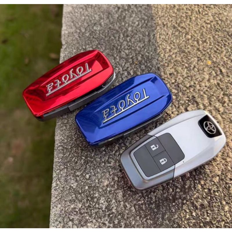 Vỏ độ chìa khoá độ gập TOYOTA 2 nút ( đời 2003 - 2014 ) cho dòng xe Camry , Innova , Fortuner , Vios , Yaris