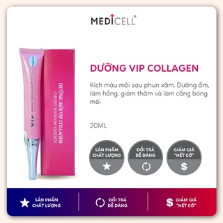 Son dưỡng VIP Collagen, son bóng kích màu môi, dưỡng ẩm môi, thích hợp sử dụng sau phun xăm, môi khô nhăn, môi thâm