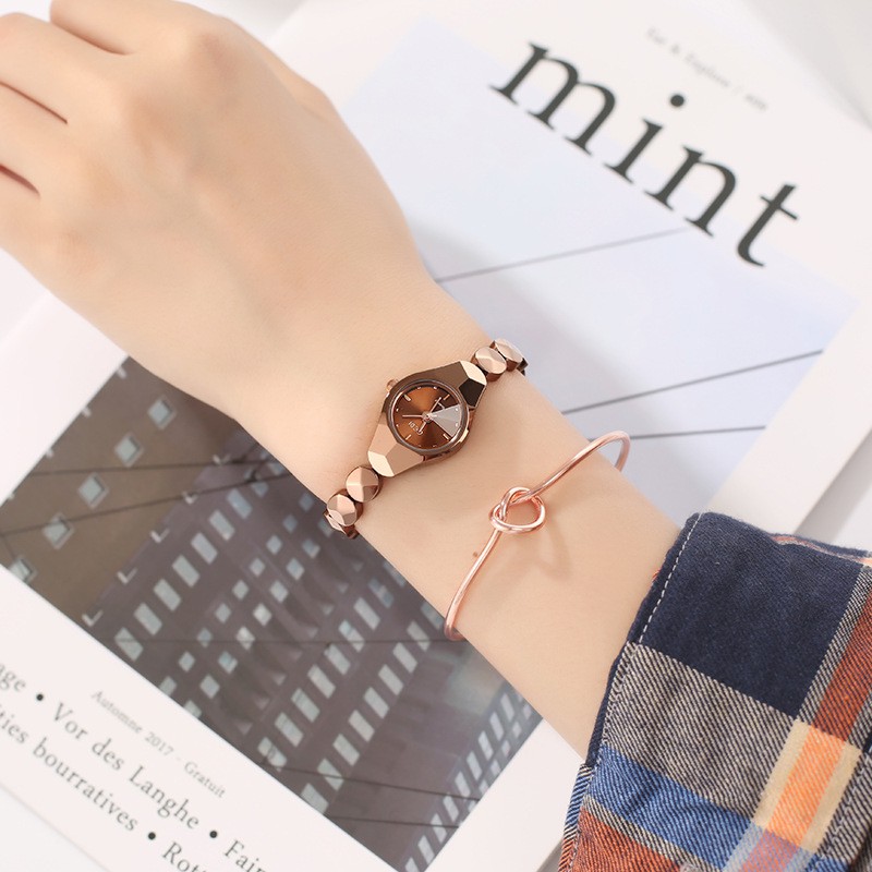 Đồng Hồ Nữ Cao Cấp GEDI Dây Kim Loại, Đồng Hồ Đeo Tay Nữ Thạch Anh Đẹp Cho Dân Công Sở