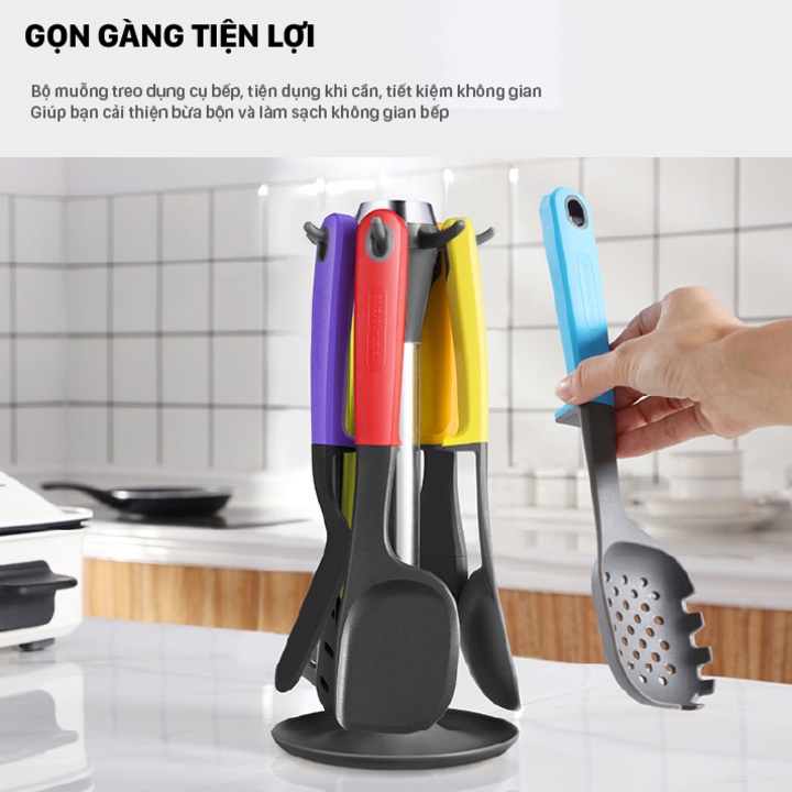 Dụng cụ nhà bếp 7 món RM1032 cao cấp. Thương hiệu Morphy Richards [CHÍNH HÃNG - BẢO HÀNH 1 NĂM]