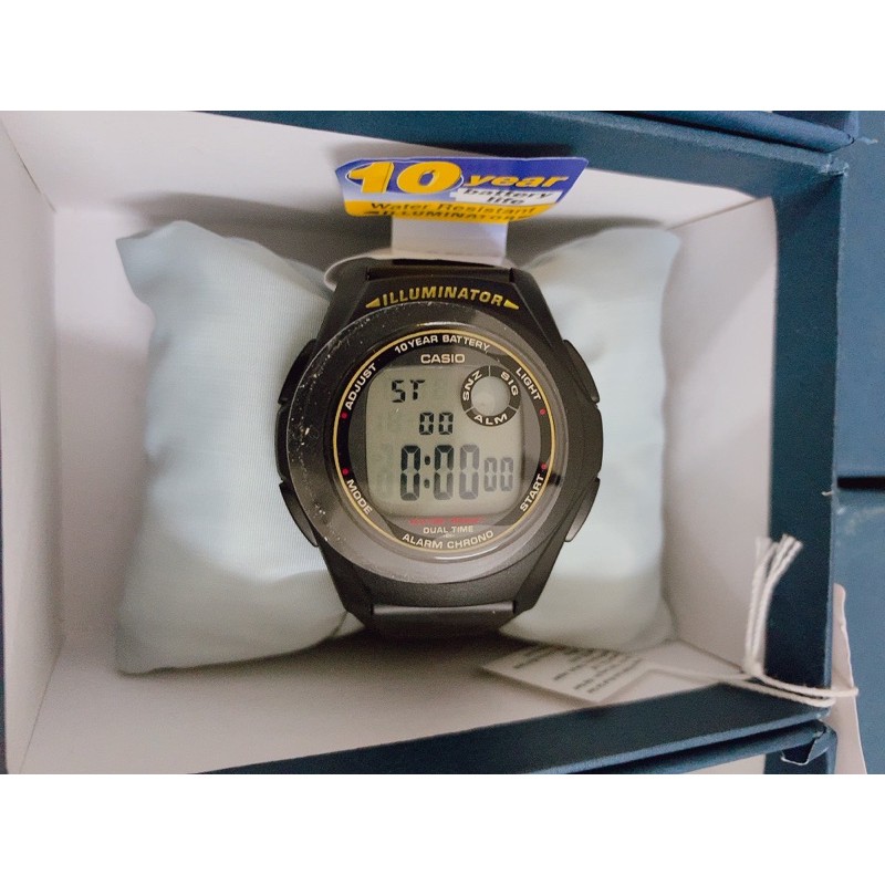 Đồng hồ unisex Casio chính hãng F-200W dây nhựa chống nước, bảo hành 1 tháng