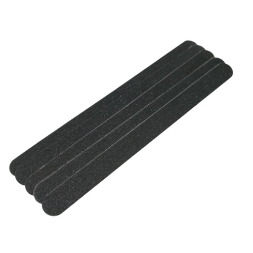Combo 10 cây dũa móng tay giấy màu đen nhám 2 mặt -dũa giấy đen (17x1.5cm)
