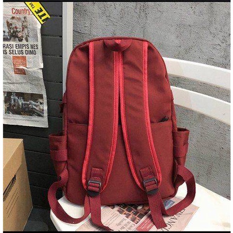 Balo đi học nhiều ngăn có thể đựng laptop phong cách unisex