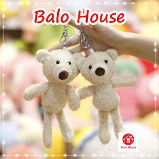 Móc khóa Gấu Mori xù bông PK105 - BALO HOUSE