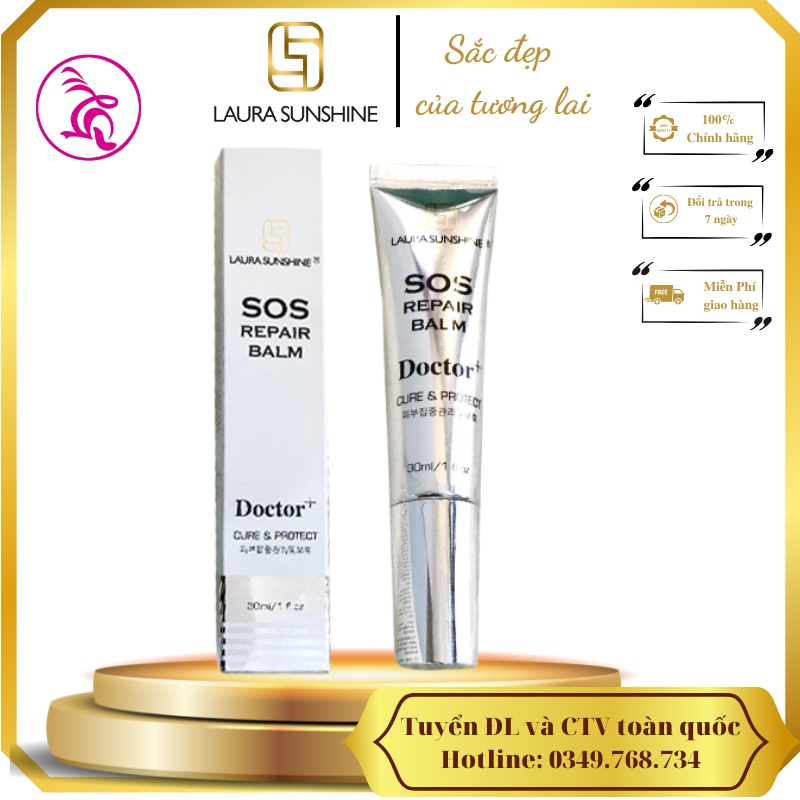 Kem phục hồi da hư tổn- Sos repair balm laura sunshine Nhật Kim Anh
