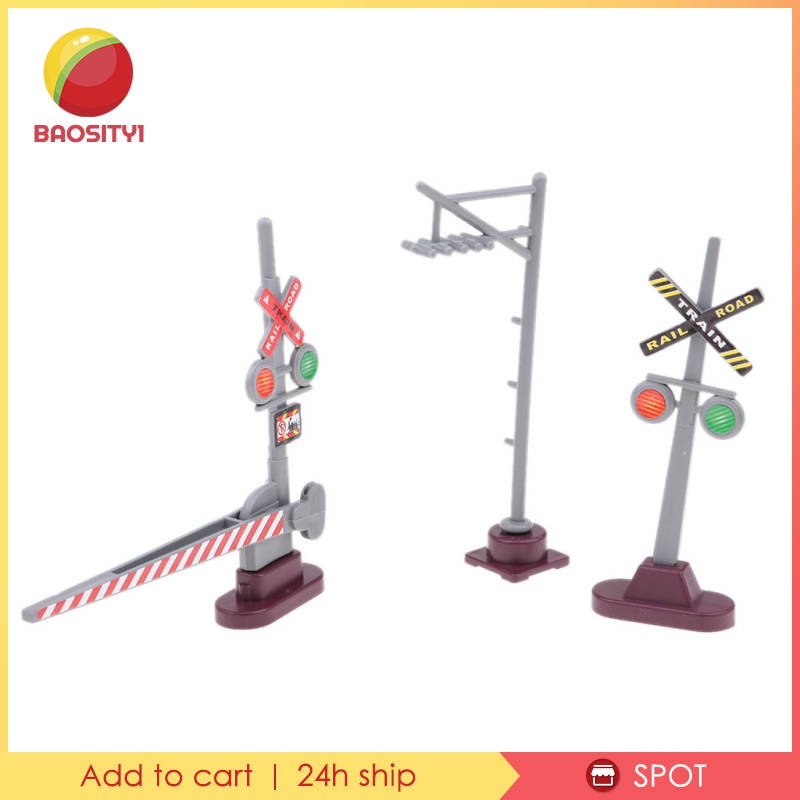 Mô hình biển báo giao thông đường phố thiết kế chân thực giáo dục sớm cho bé