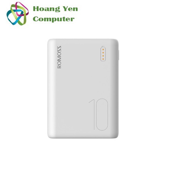 shop huongdau- Sạc Dự Phòng Romoss Simple 10 Mini 10000Mah Siêu Nhỏ 3 Cổng Sạc Vào - BH 1 Năm