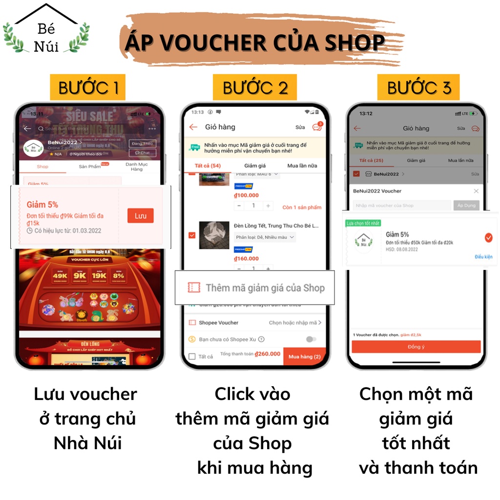 Lồng Đèn Trung Thu Cho Bé Lắp Ghép Sáng Tạo, Đèn Ngủ Decor Trang Trí Phòng Ngủ Để Bàn, Bàn Làm Việc, Có Nhiều Màu