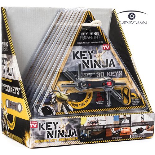 MÓC CHÌA KHÓA ĐA NĂNG THÔNG MINH - KEY NINJA sắp xếp chìa khóa khoa học