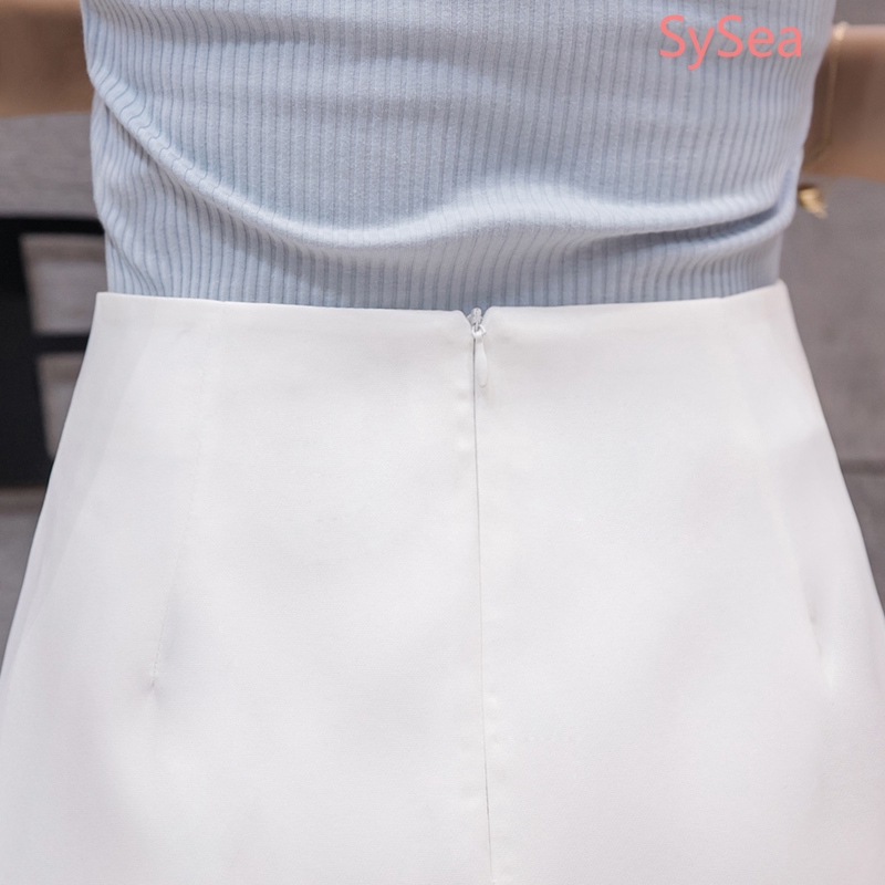 Chân Váy Chữ A Chất Chiffon Thiết Kế Lệch Tà Độc Đáo