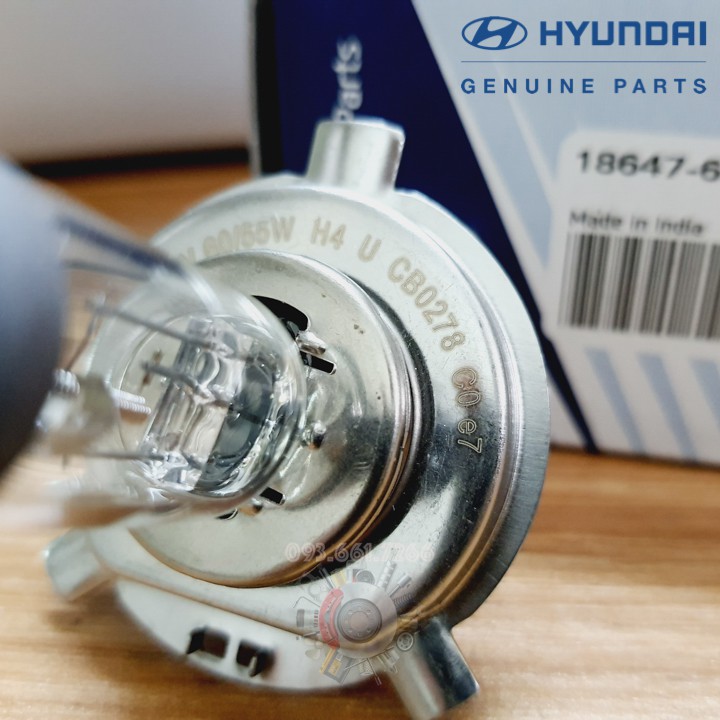 BÓNG ĐÈN PHA COS H4, LẮP CHO XE HYUNDAI I10, KIA MORNING; HÀNG CHÍNH HÃNG
