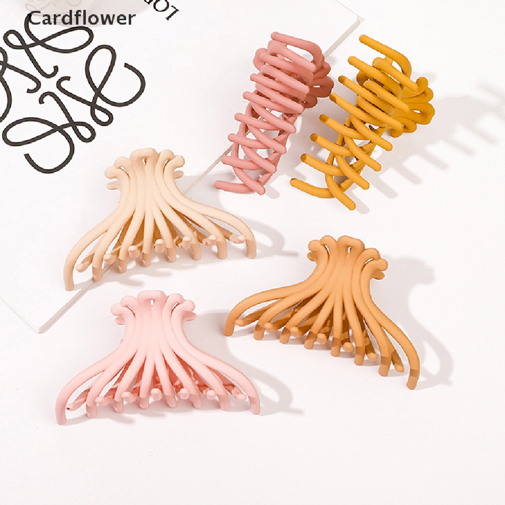 &lt; Cardflower &gt; Kẹp Tóc Càng Cua / Cá Mập Nhám Lớn Cho Nữ Đang Giảm Giá